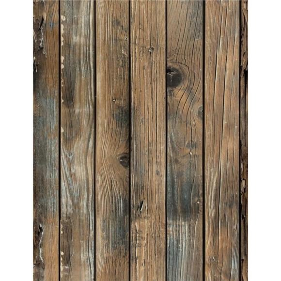 Brown Distressed Wood Wallpaper Peel and Stick 17.71In X 118In Waterproof - Picture 7 of 7
